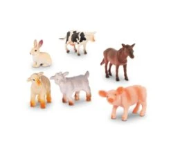 ANIMALI FATTORIA IN TUBO 4-8 CM - SET DA 10 PEZZI -Magasin De Jouets Pour Bébés Et Tout-Petits animali fattoria in tubo 4 8 cm set da 10 pezzi terrabybattat 2