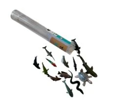 ANIMALI MARINI IN TUBO 4-12 CM - SET DA 13 PEZZI