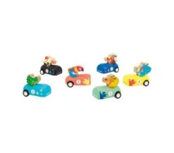 Janod AUTO A RETROCARICA IN LEGNO - SOGG. VARI