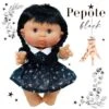 BAMBOLA PEPOTES BLACK - NINES D'ONIL -Magasin De Jouets Pour Bébés Et Tout-Petits bambola pepotes black mercoledi addams dark 0455 nines d onil