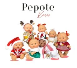 BAMBOLA PEPOTES FUNTASTIC NATALE - ASSORTITE - NINES D'ONIL