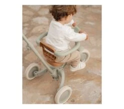 BICI TRICICLO CON MANICO 5 IN 1 LITTLE DUTCH - VERDE -Magasin De Jouets Pour Bébés Et Tout-Petits bici triciclo con manico 5 in 1 little dutch verde 4