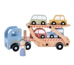 Little Dutch BISARCA CON AUTO IN LEGNO