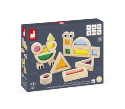 Janod BLOCCHI IN LEGNO TRASLUCIDI -Magasin De Jouets Pour Bébés Et Tout-Petits blocchi in legno traslucidi sensoriali j05306 janod 4