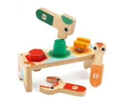 Djeco BRICOLOU - GIOCO DA BATTERE E AVVITARE