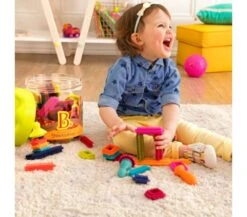 BRISTLE BLOCK - COSTRUZIONI A PETTINE - 68 PEZZI -Magasin De Jouets Pour Bébés Et Tout-Petits bristle block costruzioni a pettine 68 pezzi battat b toys 2