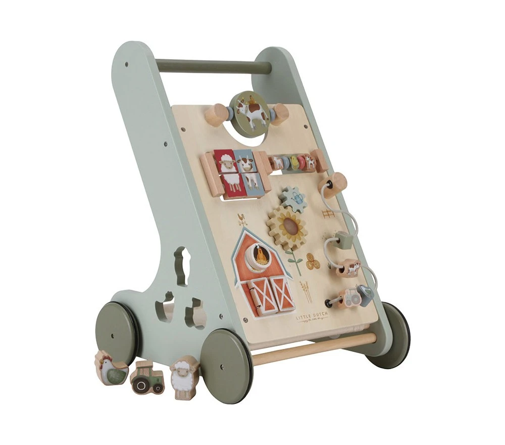 Little Dutch CARRETTO PRIMI PASSI CON ATTIVITA' LITTLE FARM 3 Little Dutch CARRETTO PRIMI PASSI CON ATTIVITA' LITTLE FARM