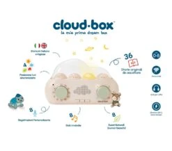 Cloud-B CLOUD BOX - BOX RACCONTASTORIE LUCI E SUONI -Magasin De Jouets Pour Bébés Et Tout-Petits cloud box box raccontastorie luci e suoni con proiettore 2