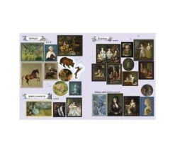 COLORO E INCOLLO - DIPINTI FAMOSI -Magasin De Jouets Pour Bébés Et Tout-Petits coloro e incollo dipinti famosi 9781474909853 USBORNE 2