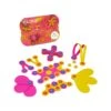 COSTRUZIONI MAGNETICHE CLIXO - PACK 30 PEZZI - ROSA GIALLO