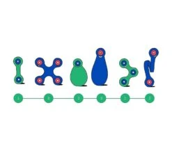 COSTRUZIONI MAGNETICHE CLIXO - PACK 18 PEZZI BLU-VERDE -Magasin De Jouets Pour Bébés Et Tout-Petits costruzioni magnetiche clixo itsy pack 18 pezzi verde c6 cl itsy bg 2