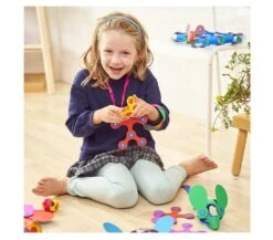 COSTRUZIONI MAGNETICHE CLIXO - RAINBOW PACK 42 PEZZI -Magasin De Jouets Pour Bébés Et Tout-Petits costruzioni magnetiche clixo rainbow pack 42 pezzi multicolor c6 cl rbow rb 1 4