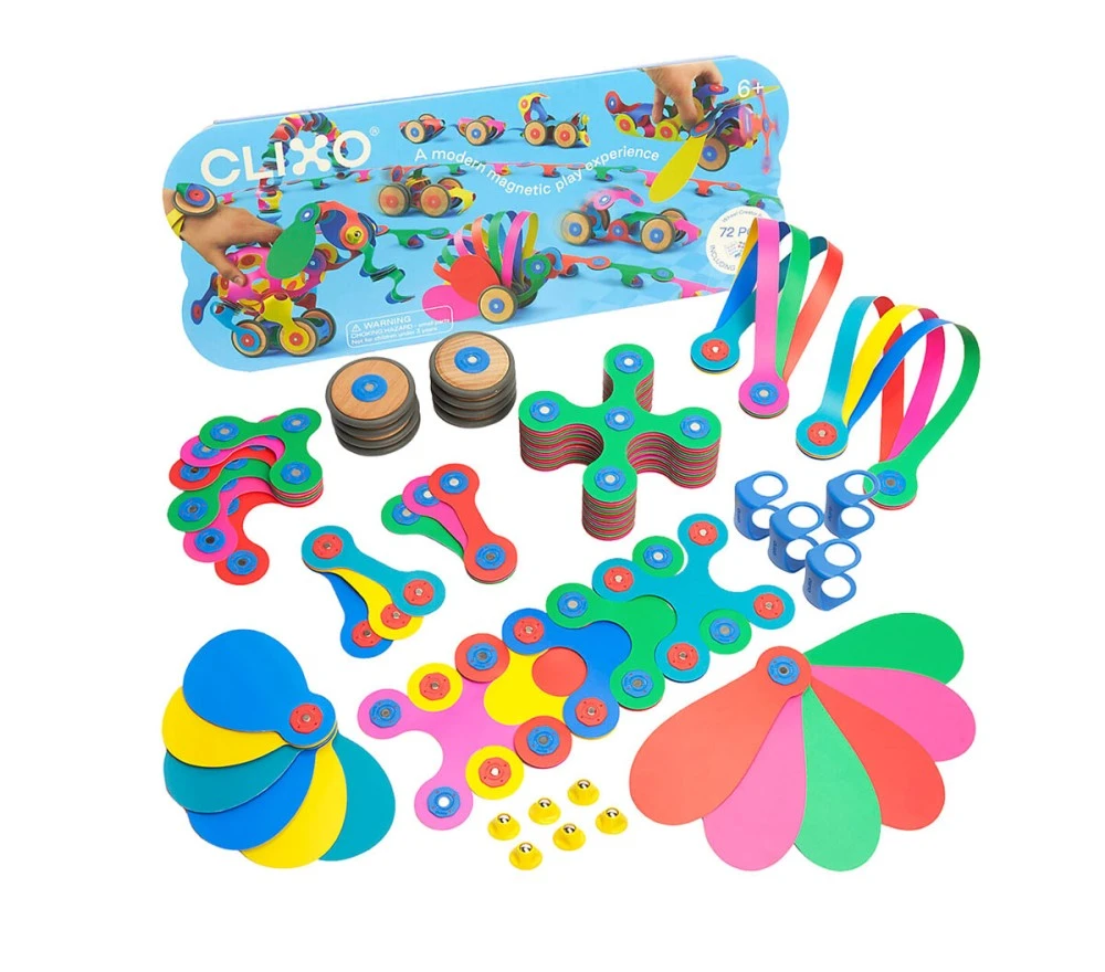 COSTRUZIONI MAGNETICHE CLIXO - WHEEL CREATOR PACK 72 PEZZI 3 COSTRUZIONI MAGNETICHE CLIXO - WHEEL CREATOR PACK 72 PEZZI