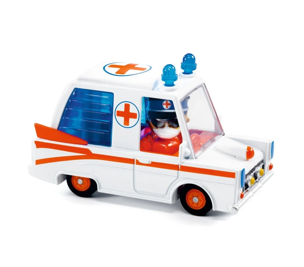 Djeco CRAZY MOTORS - HURRY AMBULANCE 3 Djeco CRAZY MOTORS - HURRY AMBULANCE