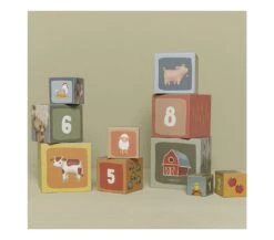 Little Dutch CUBI IMPILABILI - LITTLE FARM -Magasin De Jouets Pour Bébés Et Tout-Petits cubi impilabili little farm ld7139 little dutch 9