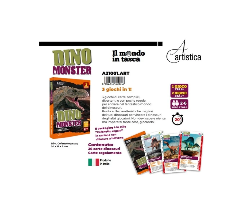 IL MONDO IN TASCA - DINO MONSTER 5 IL MONDO IN TASCA - DINO MONSTER – Image 3