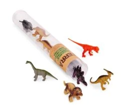DINOSAURI ERBIVORI IN TUBO 6-11 CM - SET DA 8 PEZZI