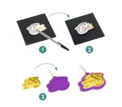 Djeco DIY - AMULETI DORATI IN RILIEVO -Magasin De Jouets Pour Bébés Et Tout-Petits diy amuleti dorati in rilievo dj07980 djeco 3