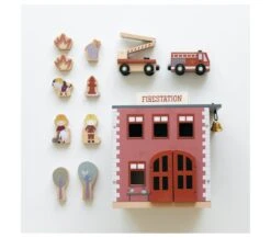 Little Dutch ESPANSIONE FERROVIA TRENINO - CASERMA DEI POMPIERI -Magasin De Jouets Pour Bébés Et Tout-Petits espansione ferrovia trenino caserma dei pompieri little dutch 4