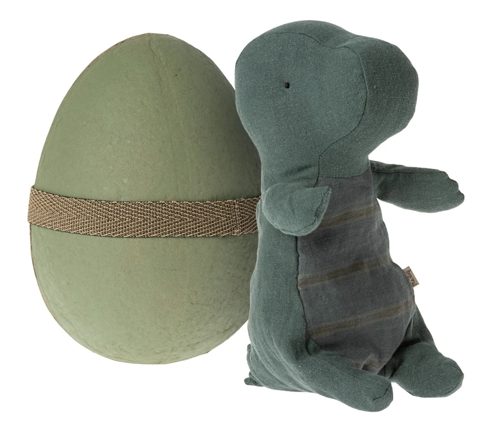 Maileg GANTOSAURO CON UOVO - SMALL PETROLIO 3 Maileg GANTOSAURO CON UOVO - SMALL PETROLIO