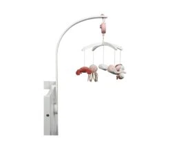 Little Dutch GIOSTRINA MUSICALE IN LEGNO BIANCO - OCEAN ROSA