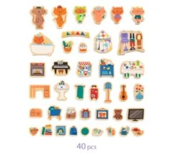 Djeco INZEBOX INZEHOUSE - GIOCO MAGNETICO CASA -Magasin De Jouets Pour Bébés Et Tout-Petits inzebox inzehouse gioco magnetico casa DJ03089 djeco 4