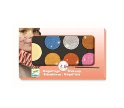 Djeco KIT PITTURA VISO - COLORI METALLIZZATI