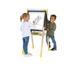 LAVAGNA REGOLABILE IN ALTEZZA GRIGIA E GIALLA - JANOD -Magasin De Jouets Pour Bébés Et Tout-Petits lavagna regolabile in altezza grigia e gialla janod 2