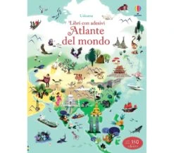 LIBRO CON ADESIVI - ATLANTE DEL MONDO