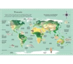 LIBRO CON ADESIVI - ATLANTE DEL MONDO -Magasin De Jouets Pour Bébés Et Tout-Petits libro con adesivi atlante del mondo 9781409578475 usborne 3