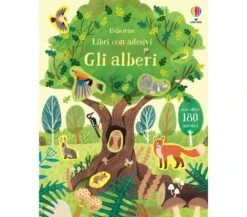 LIBRO CON ADESIVI - GLI ALBERI