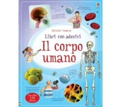 LIBRO CON ADESIVI - IL CORPO UMANO