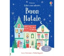 LIBRO CON ADESIVI LUCCICANTI- BUON NATALE