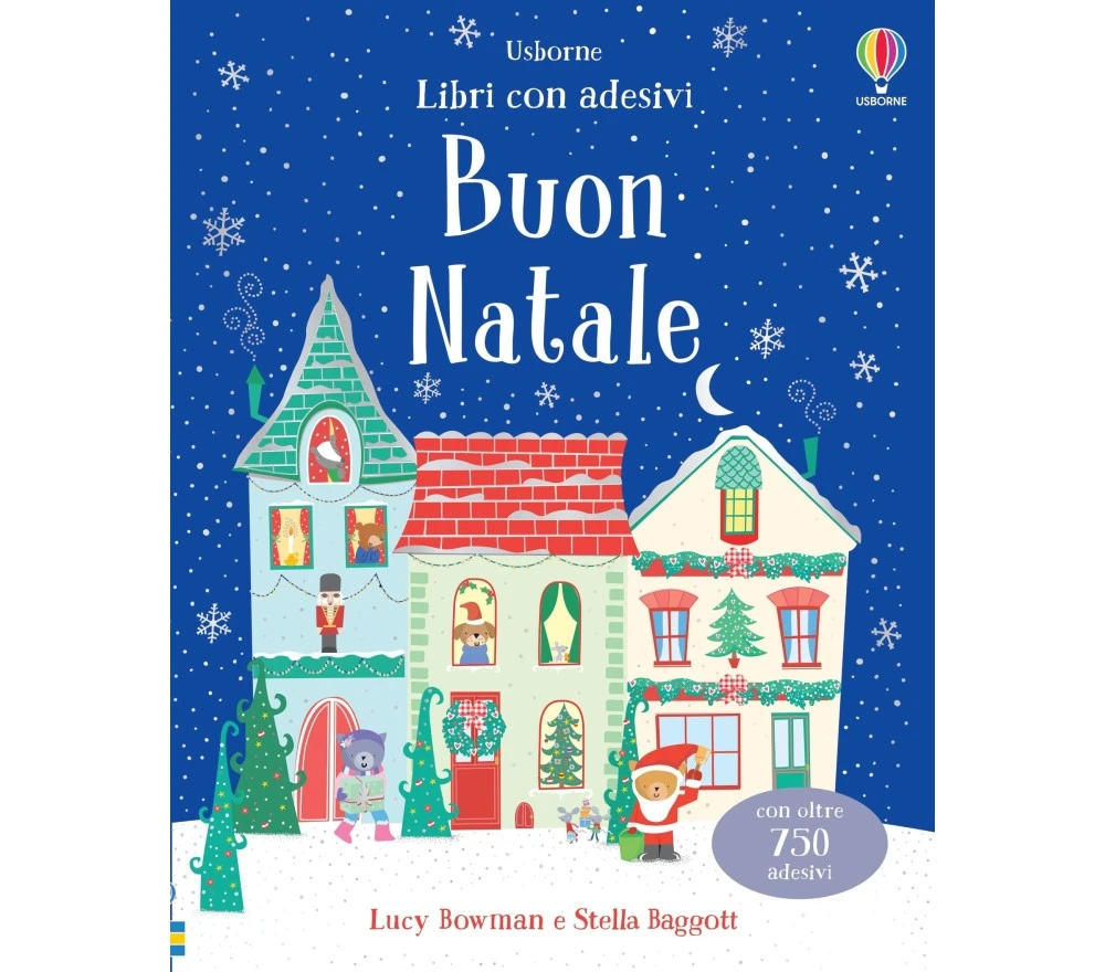 LIBRO CON ADESIVI LUCCICANTI- BUON NATALE 3 LIBRO CON ADESIVI LUCCICANTI- BUON NATALE
