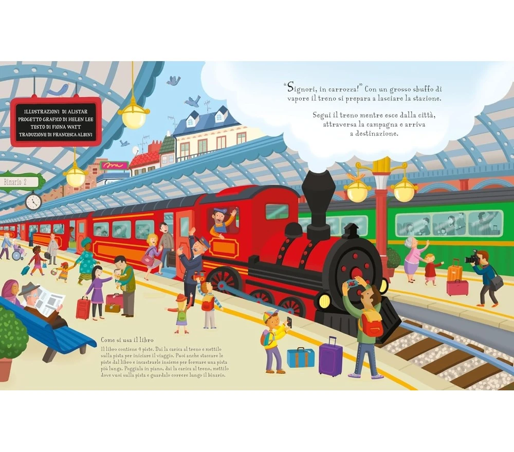 LIBRO CON MODELLINO E PISTE - DAI LA CARICA - TRENO 4 LIBRO CON MODELLINO E PISTE - DAI LA CARICA - TRENO – Image 2