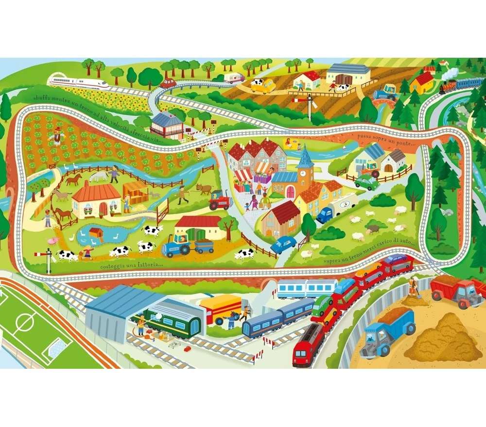 LIBRO CON MODELLINO E PISTE - DAI LA CARICA - TRENO 6 LIBRO CON MODELLINO E PISTE - DAI LA CARICA - TRENO – Image 4