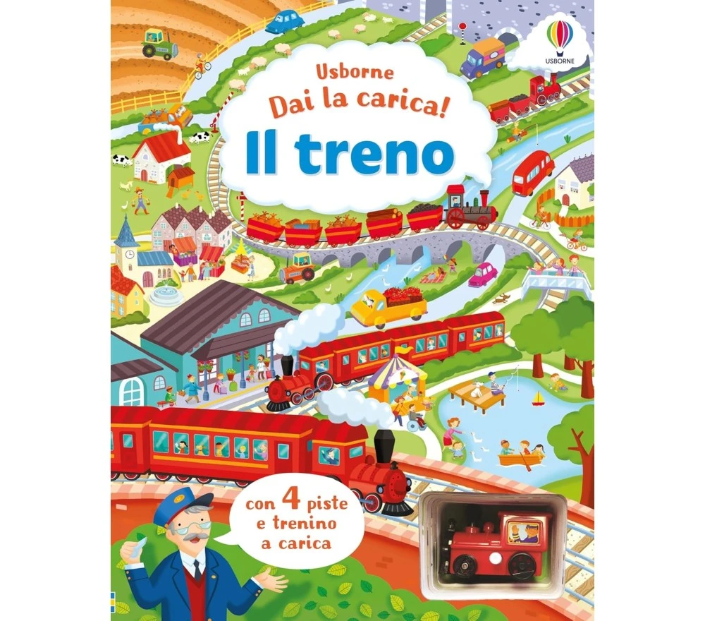 LIBRO CON MODELLINO E PISTE - DAI LA CARICA - TRENO 3 LIBRO CON MODELLINO E PISTE - DAI LA CARICA - TRENO