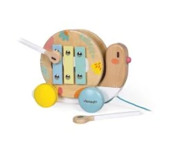 Janod LUMACA DA TRAINARE CON XILOFONO E TAMBURO - PURE -Magasin De Jouets Pour Bébés Et Tout-Petits lumaca da trainare con xilofono e tamburo janod 3