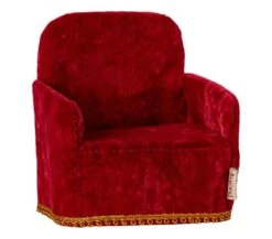 Maileg MICRO - POLTRONA VELLUTO ROSSA