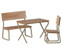 Maileg MICRO - SET MOBILI GIARDINO TOPINI