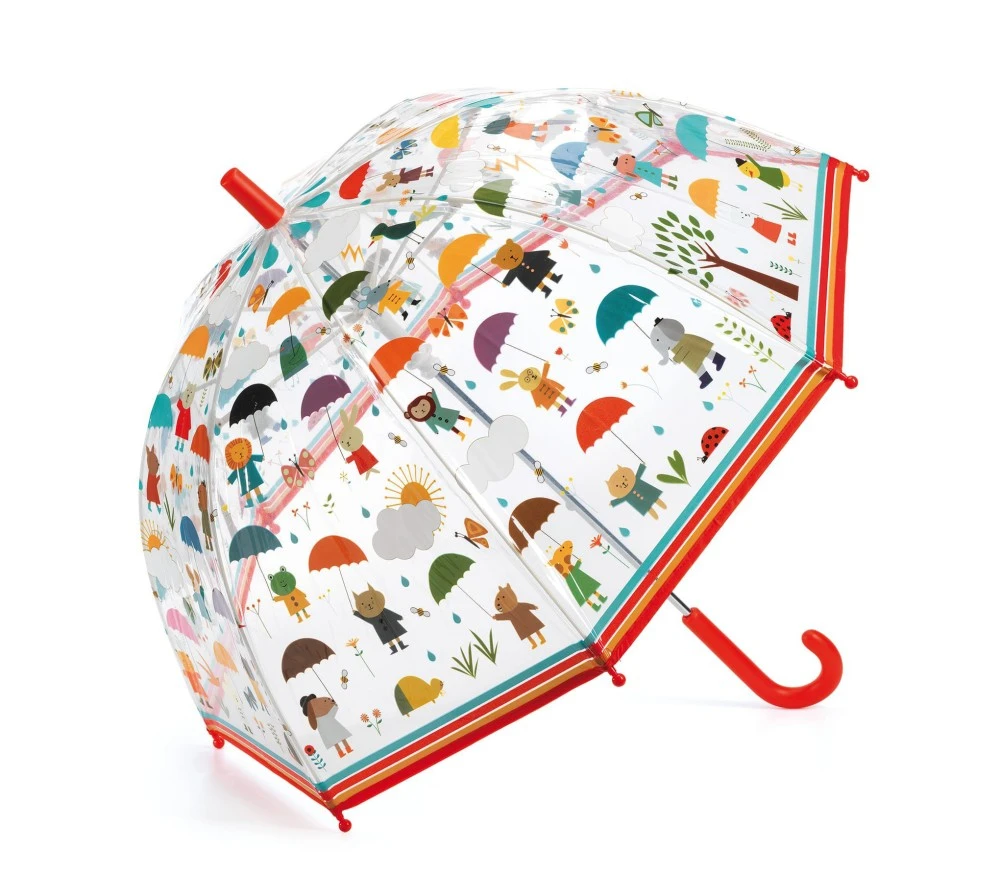Djeco OMBRELLO TRASPARENTE - SOTTO LA PIOGGIA 3 Djeco OMBRELLO TRASPARENTE - SOTTO LA PIOGGIA