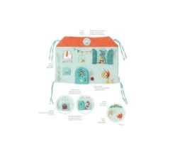 Lilliputiens PANNELLO ATTIVITA' MORBIDO - LA CASA DI STELLA E JOE -Magasin De Jouets Pour Bébés Et Tout-Petits pannello attivita morbido la casa di stella e joe 83507 lilliputiens 2