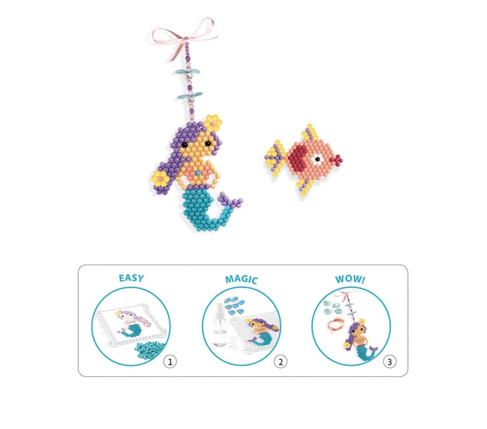Djeco PERLE CHE SI ATTACCANO CON ACQUA - SEA CHARM 4 Djeco PERLE CHE SI ATTACCANO CON ACQUA - SEA CHARM – Image 2