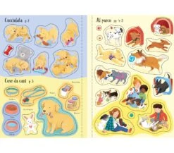 PICCOLO LIBRO CON ADESIVI - CANI E CUCCIOLI -Magasin De Jouets Pour Bébés Et Tout-Petits piccolo libro con adesivi cani e cuccioli 9781835401958 usborne 3