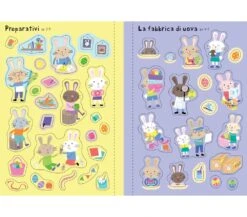 PICCOLO LIBRO CON ADESIVI - E' PASQUA CONIGLIETTI -Magasin De Jouets Pour Bébés Et Tout-Petits piccolo libro con adesivi e pasqua coniglietti 9781805077602 usborne 3