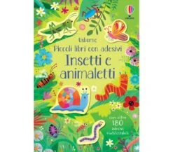 PICCOLO LIBRO CON ADESIVI - INSETTI E ANIMALETTI