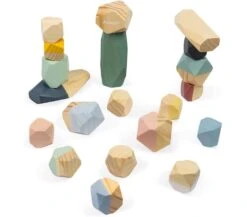 Janod PIETRE TIPO SASSI GENTILI IN LEGNO -Magasin De Jouets Pour Bébés Et Tout-Petits pietre tipo sassi gentili in legno colorati da impilare j04401 janod 2