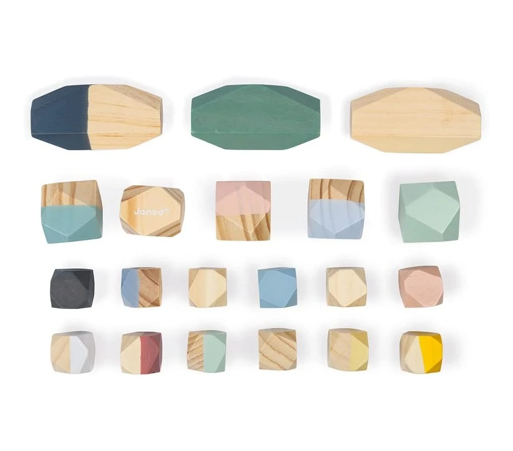 Janod PIETRE TIPO SASSI GENTILI IN LEGNO – Image 4