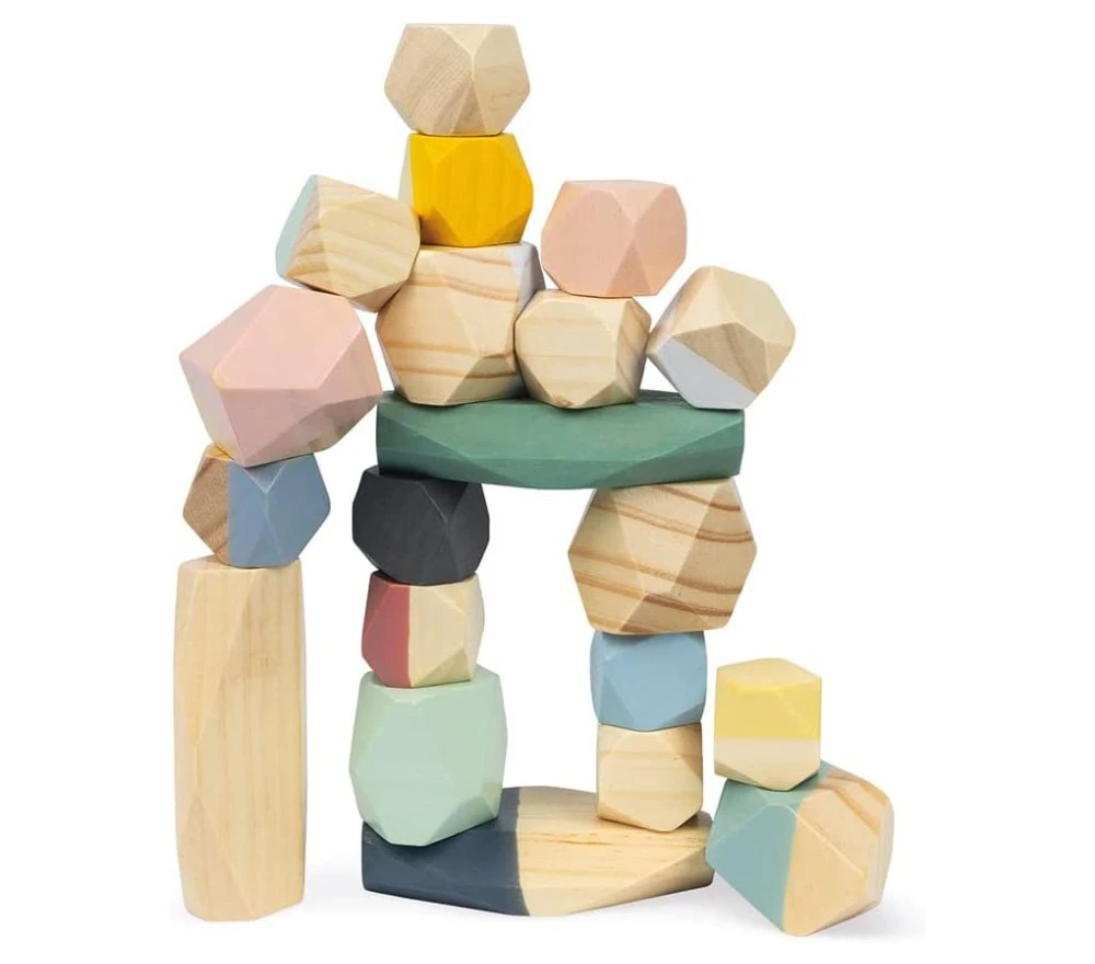 Janod PIETRE TIPO SASSI GENTILI IN LEGNO