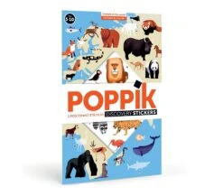 POPPIK - POSTER E STICKERS ANIMALI DEL MONDO
